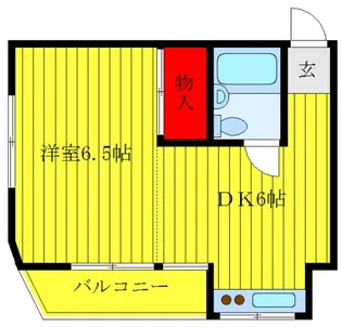 高野ビル【5階】の間取り