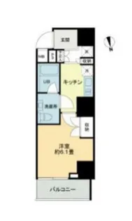 ヴィオ―ル文京関口【VIOR文京関口】【3階】の間取り