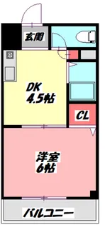 吉岡第2ビル【4階】の間取り