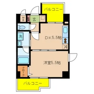 Belle Colline【4階】の間取り