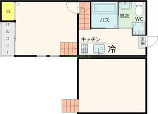 Gran de 愛宕橋【2階】の間取り