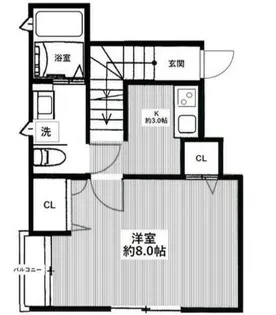 フレックス駒場【2階】の間取り