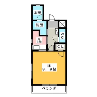 CHROME【1階】の間取り