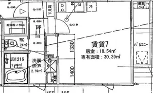 フィユメゾン学南町【2階】の間取り