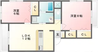 ニューガーデン 弐番館【2階】の間取り