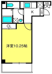 グロアール上尾【6階】の間取り