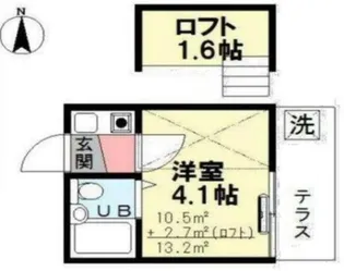 クレール井荻【1階】の間取り