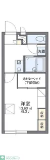 レオパレスサンライズアオキ【2階】の間取り