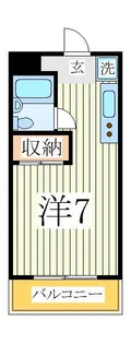 サンハイツ初石【2階】の間取り