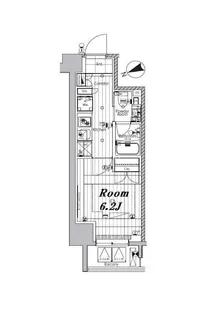 メイクスデザイン芝公園【6階】の間取り