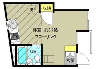 バーディF【1階】の間取り