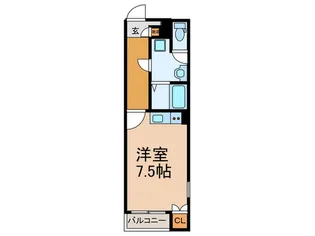 ミ・アトーレ【3階】の間取り