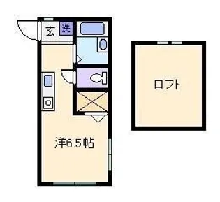 オークラレジデンス横浜新子安【2階】の間取り