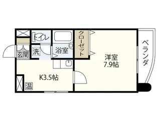 パラッツォ福本【3階】の間取り