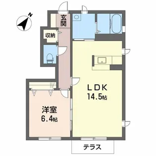 タウン表参道 C棟【1階】の間取り