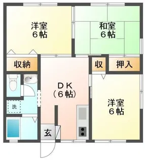 ルミエール小川【1階】の間取り