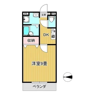 PEN COURT【1階】の間取り