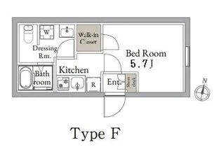 LiveFlat東高円寺II【4階】の間取り