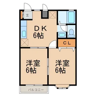 コーポソレイユ A【1階】の間取り