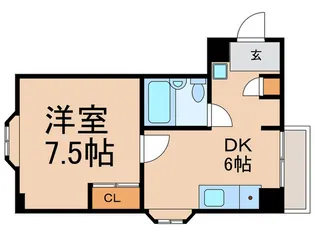 カサビアンカ松涛【3階】の間取り