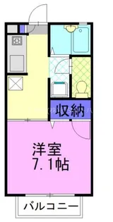 コーポマツミ A【2階】の間取り