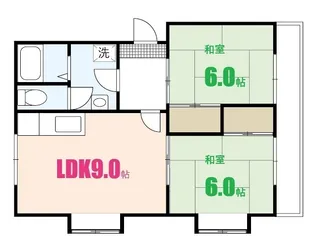 カルチェ森下(大町)【1階】の間取り