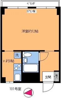 吉田ビル【1階】の間取り