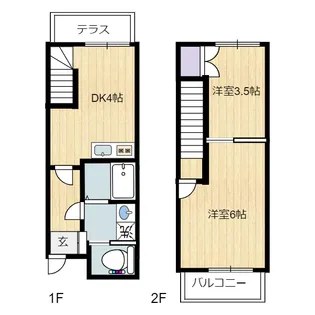 T-style下川原南【1階】の間取り