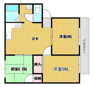 パナハイツアーバン【2階】の間取り
