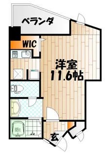 ユーフォリウム・マタマ【6階】の間取り