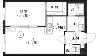 INFINITY平岸(インフィニティヒラギシ)【3階】の間取り