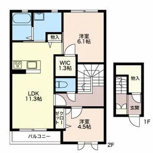 ステラ要町【2階】の間取り