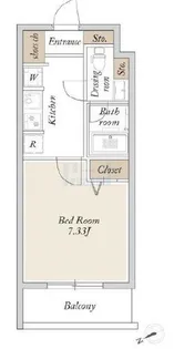 La Douceur赤塚【3階】の間取り