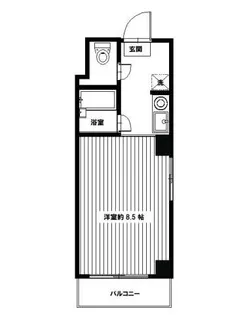 グローリア初穂池袋【10階】の間取り