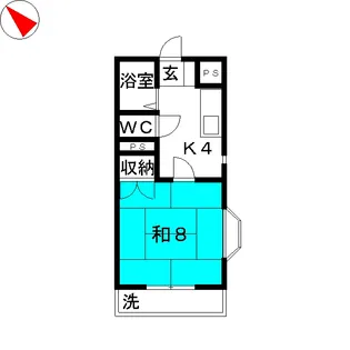 ユニオンハイツ【2階】の間取り