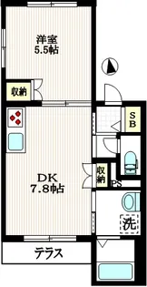 グランディール【1階】の間取り