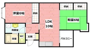 フェリスII【2階】の間取り