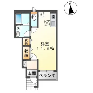 プランドールメゾン【1階】の間取り