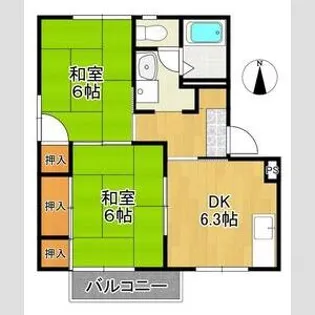 ラフォーレ21【1階】の間取り