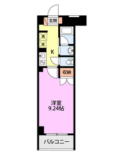 MILLSグランディール山田【2階】の間取り