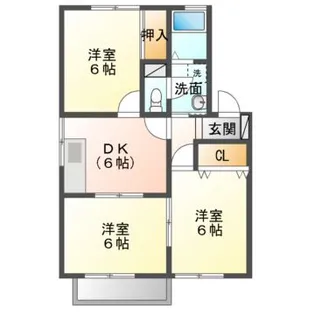 アドバンスI【2階】の間取り