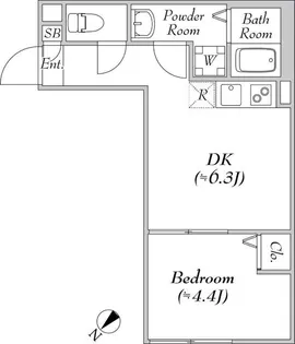 IL MEZZO DI TOKYO【4階】の間取り