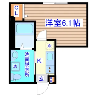 Atreste・ながまち【1階】の間取り