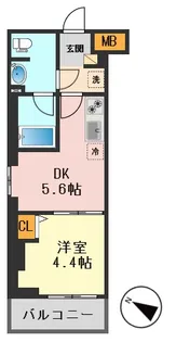 Alivis篠崎【1階】の間取り