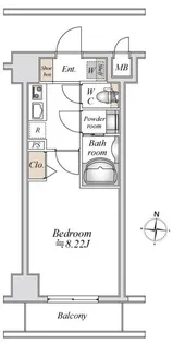 リテラス本所吾妻橋【2階】の間取り