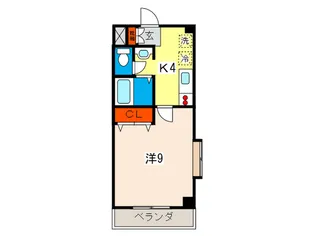 クラシオン沖本【3階】の間取り
