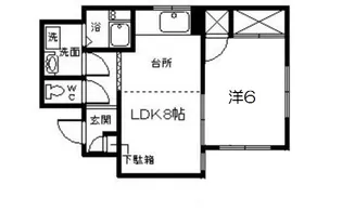 国分コーポ【1階】の間取り