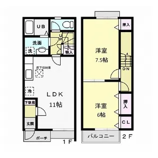 レピュートの間取り