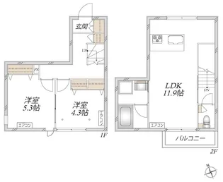 シャトーエミネンスの間取り