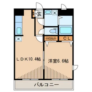 ヴィラ フロレスタ【5階】の間取り